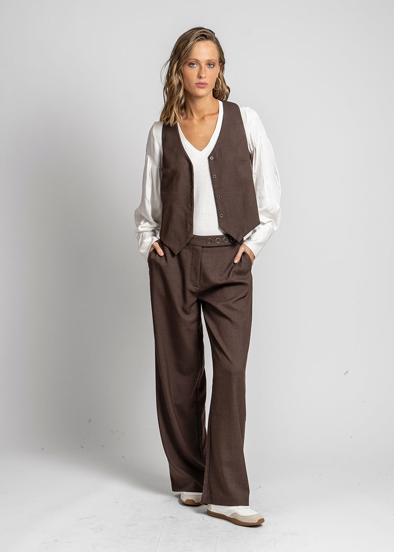 PANTALÓN SOFÍA café