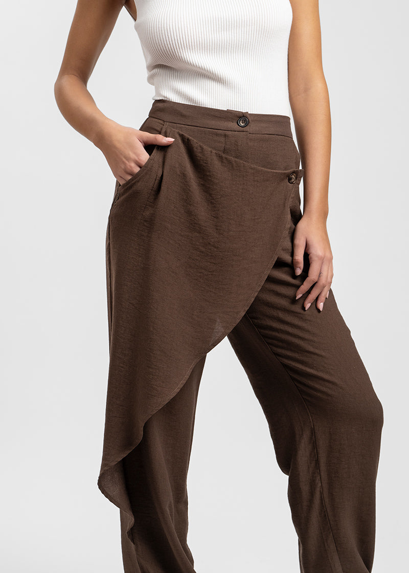 PANTALÓN ARIA café