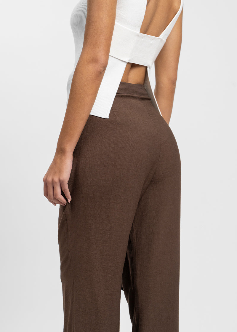 PANTALÓN ARIA café