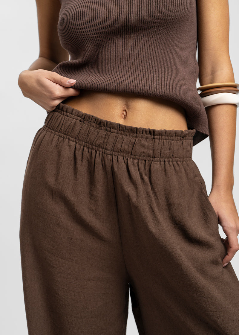 PANTALÓN CALISTA café