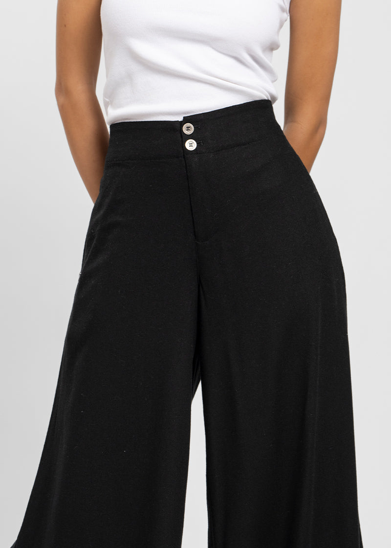 PANTALÓN CANDELARIA Lino negro
