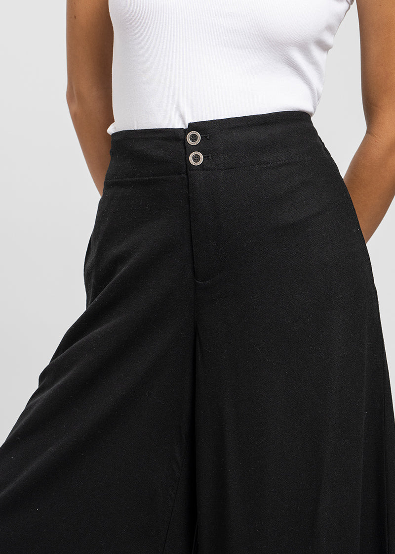 PANTALÓN CANDELARIA Lino negro