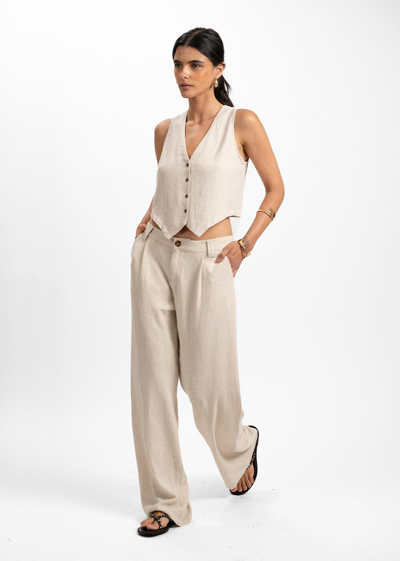 PANTALÓN JULIETA arena