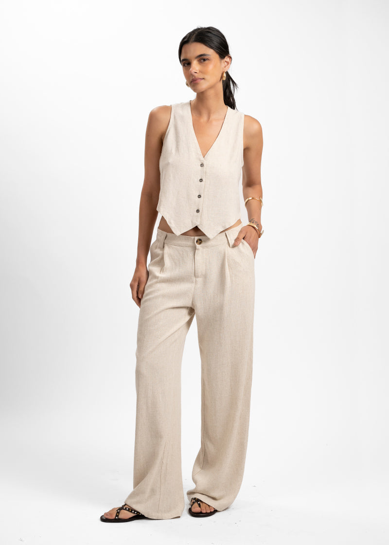 PANTALÓN JULIETA arena