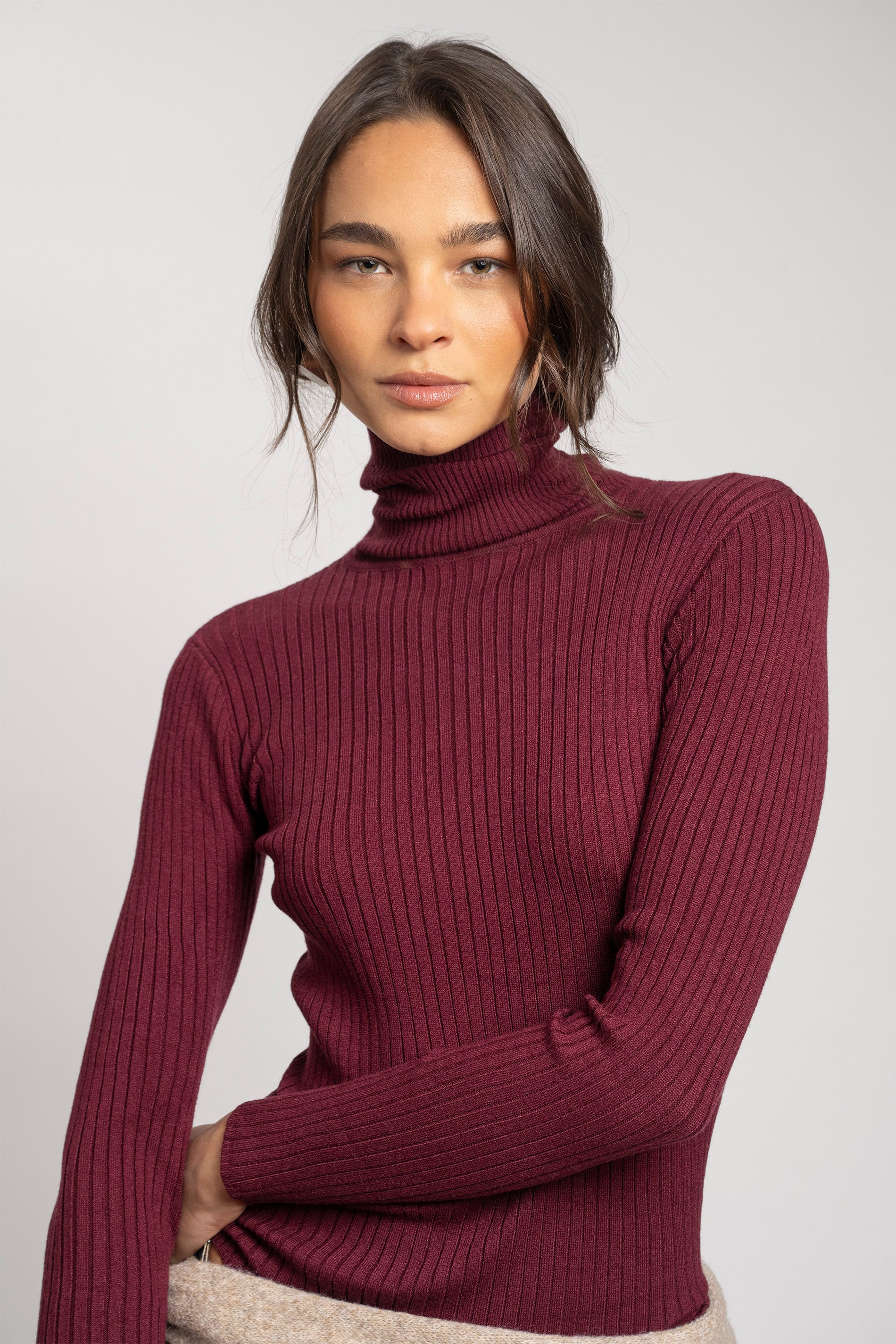 BEATLE TEJIDO PASCUALA burdeo