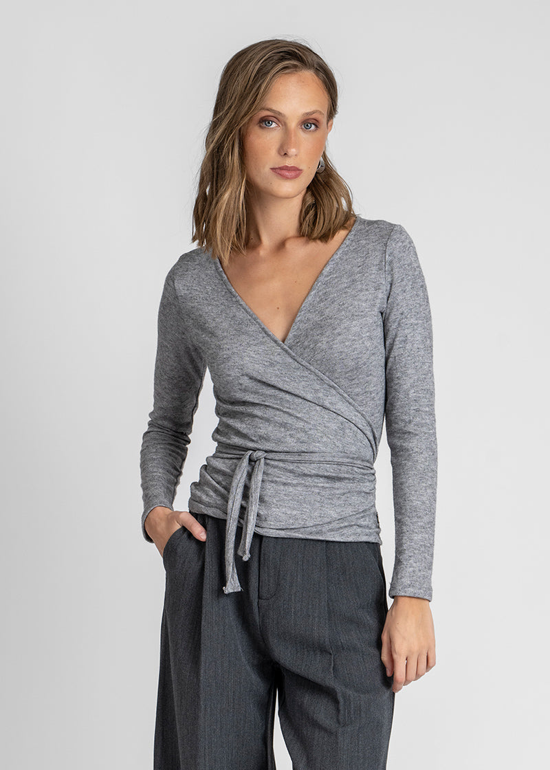 POLERA FELICIA gris