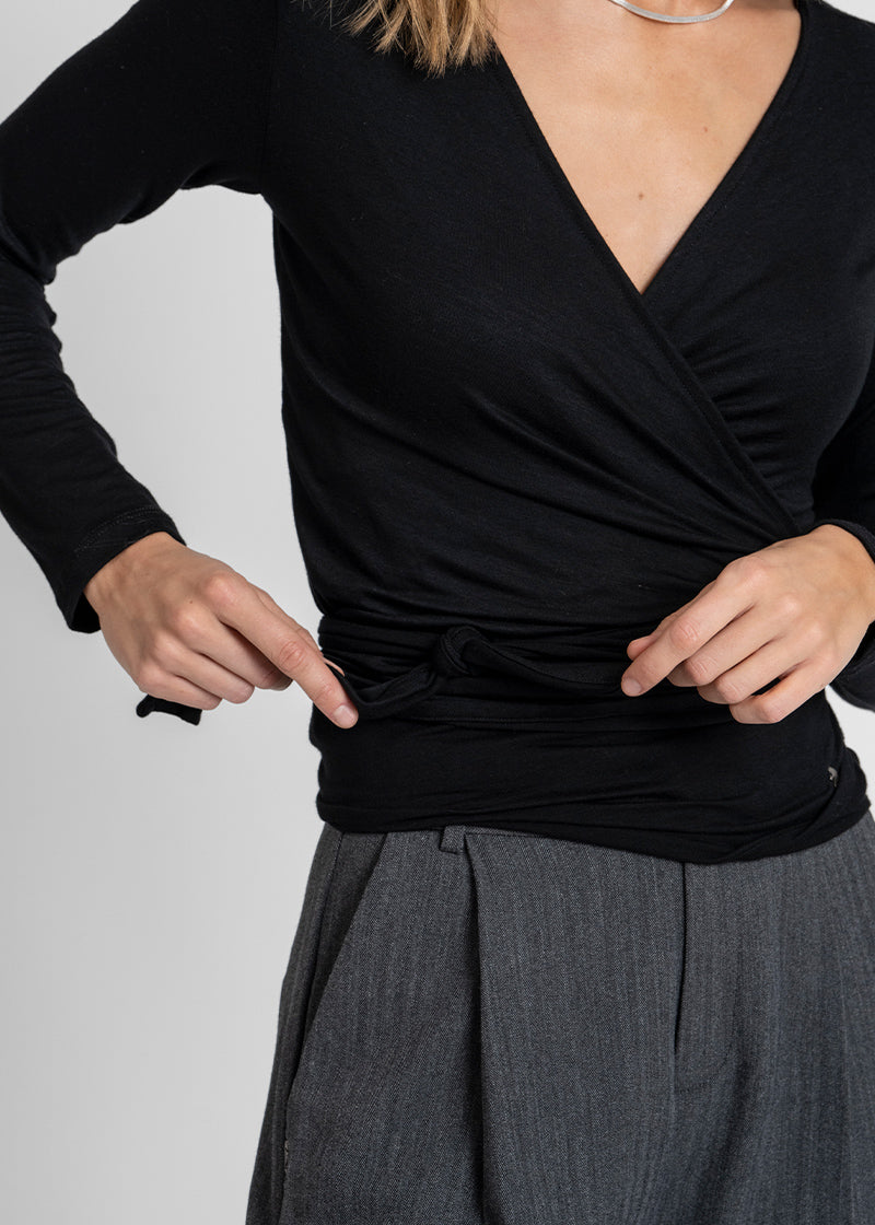 POLERA FELICIA negro