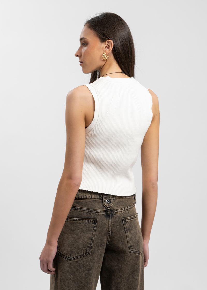 POLERA GRETA blanco