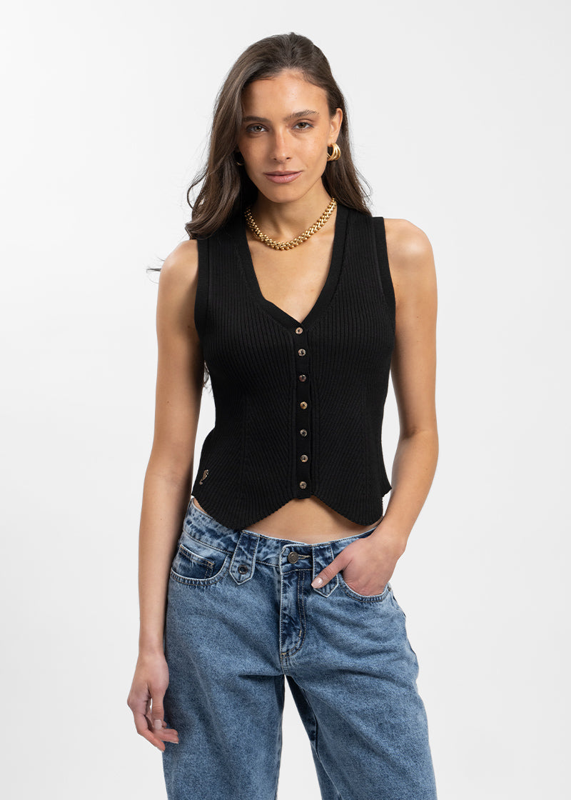 POLERA GRETA negro