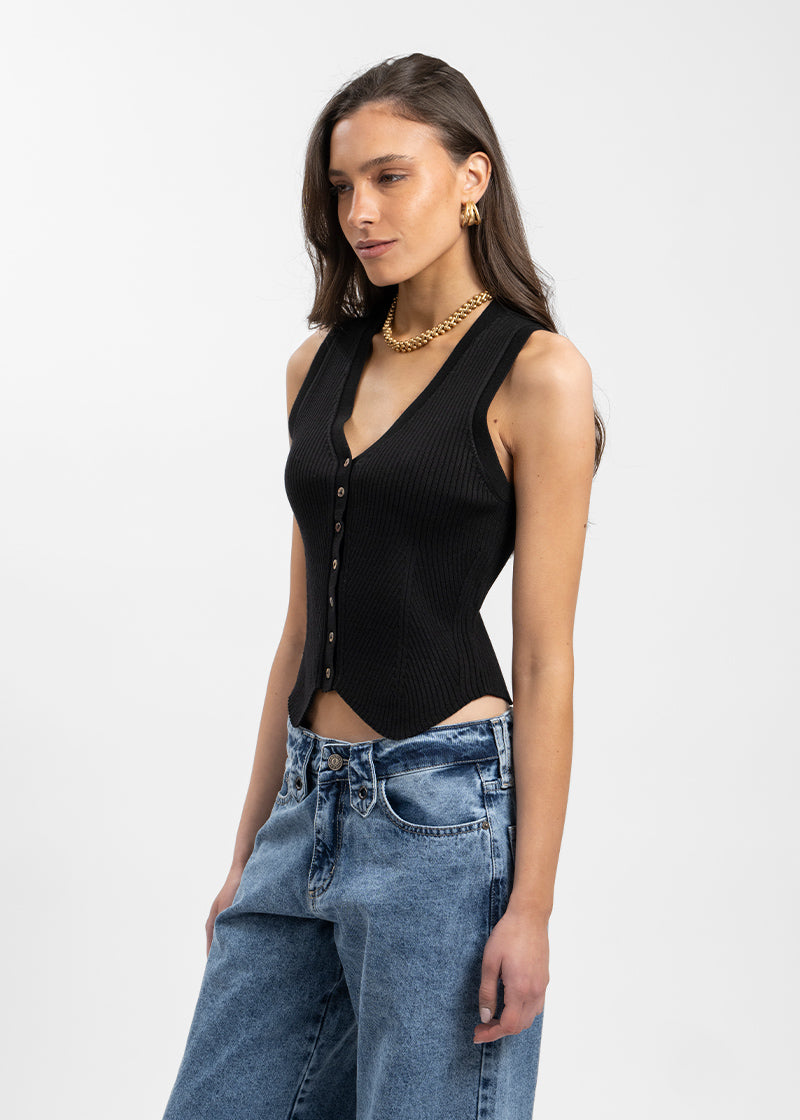 POLERA GRETA negro