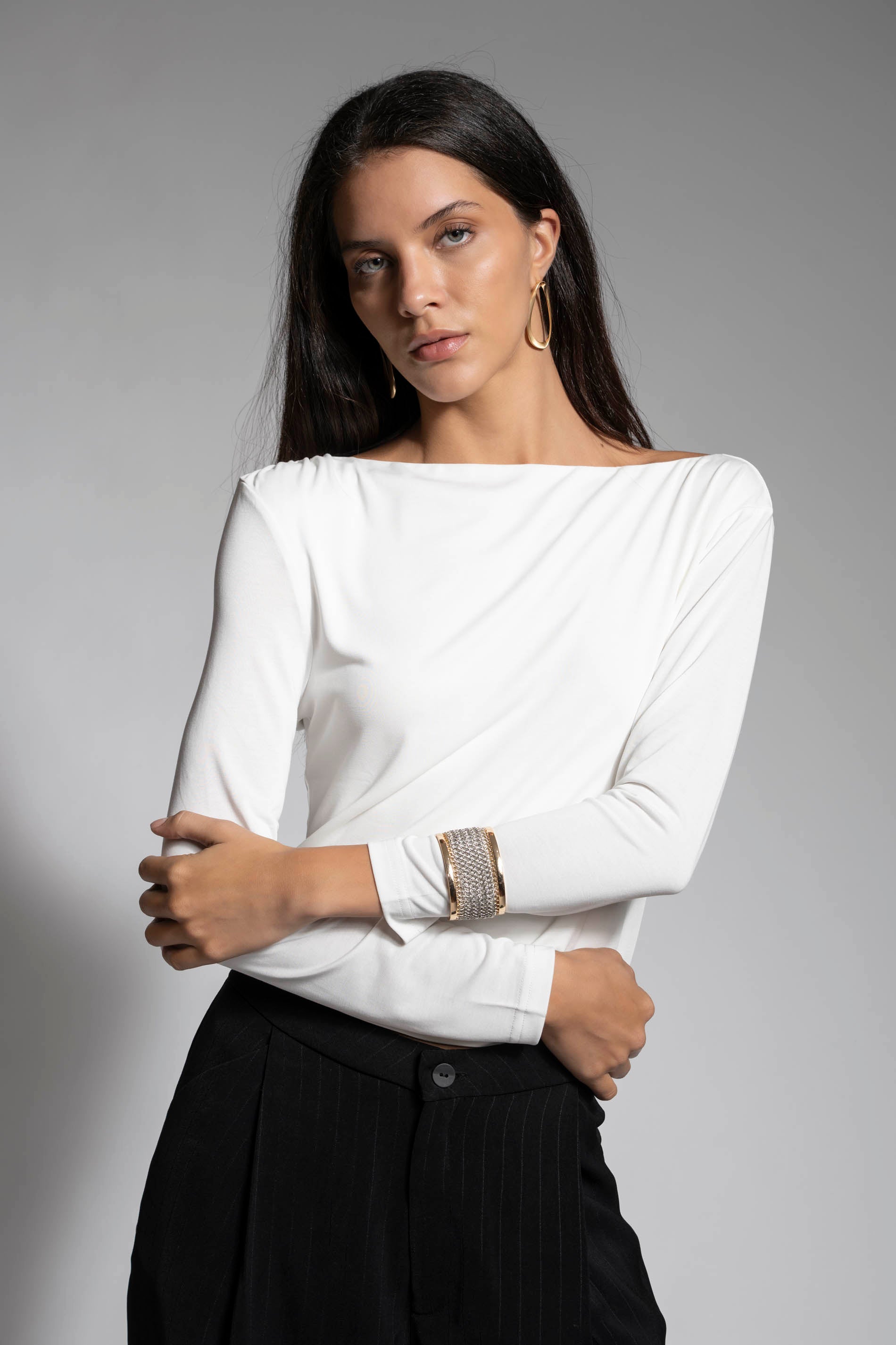 POLERA CECILE blanco