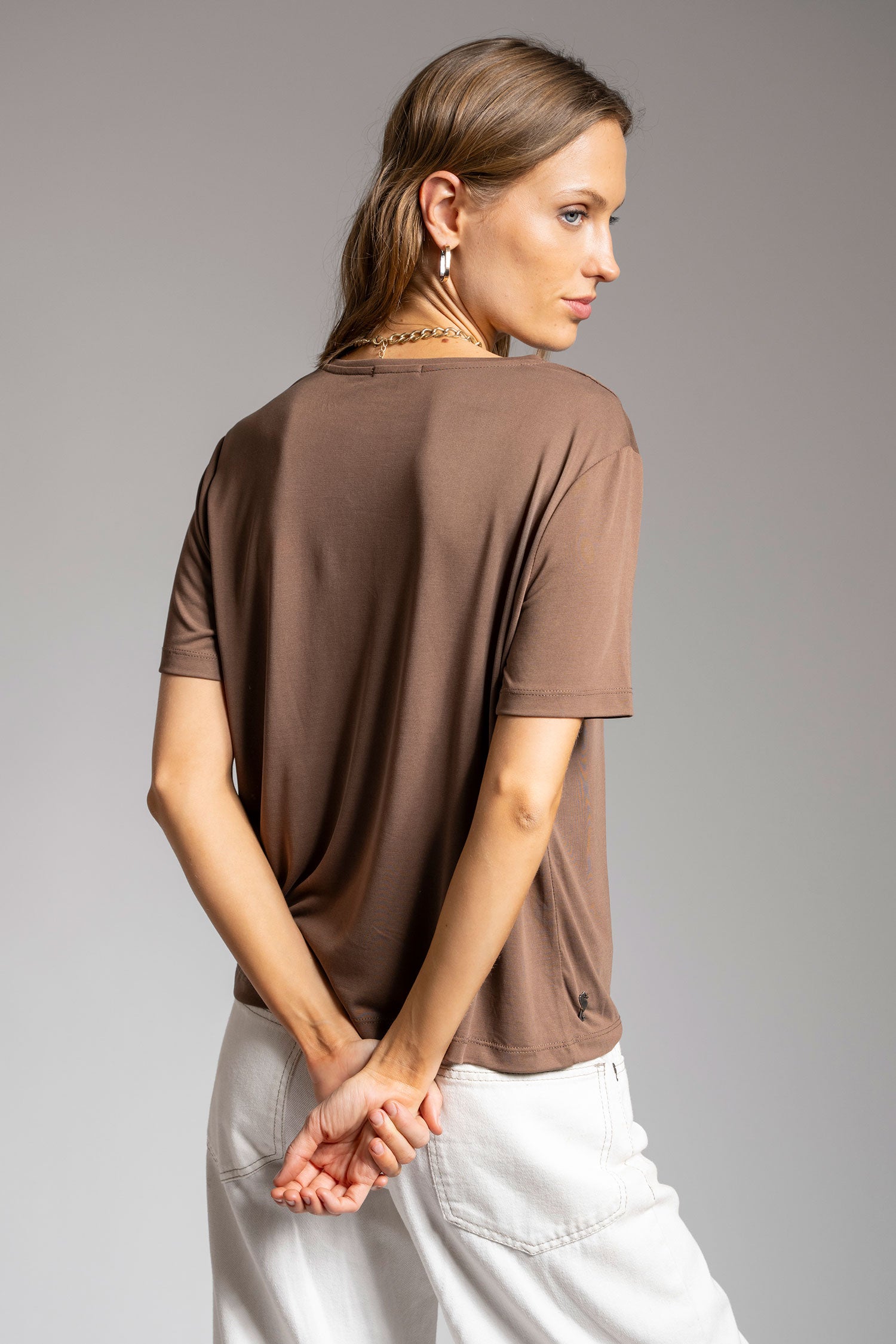POLERA CELIA café