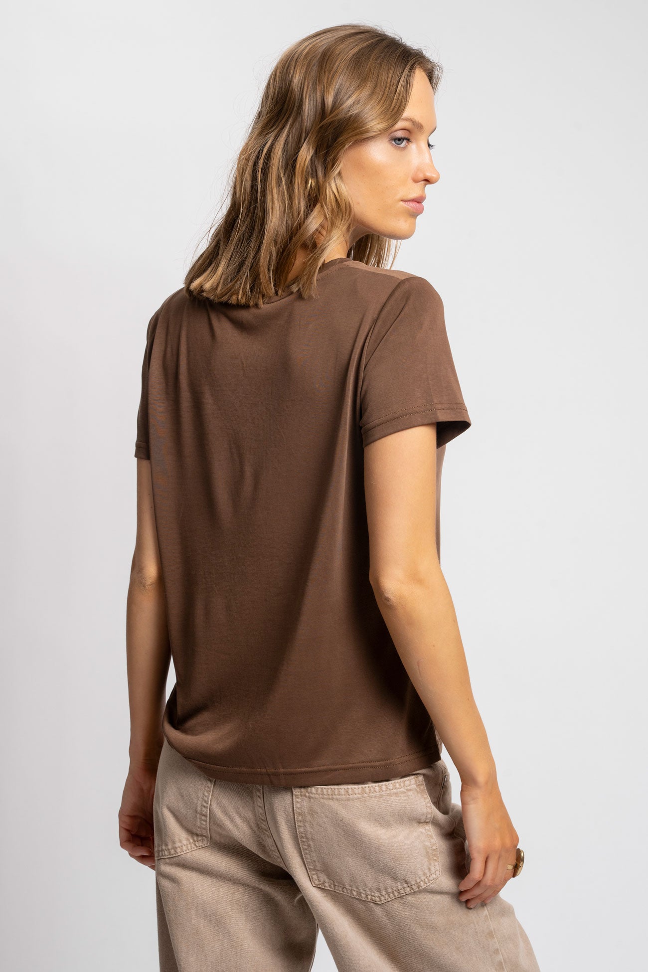POLERA CLARA chocolate