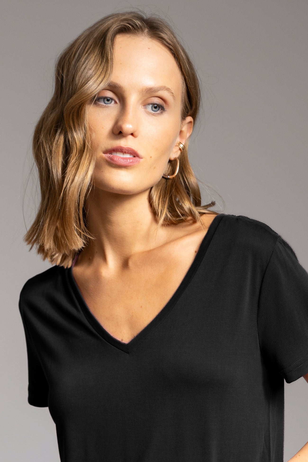 POLERA CLARA negro