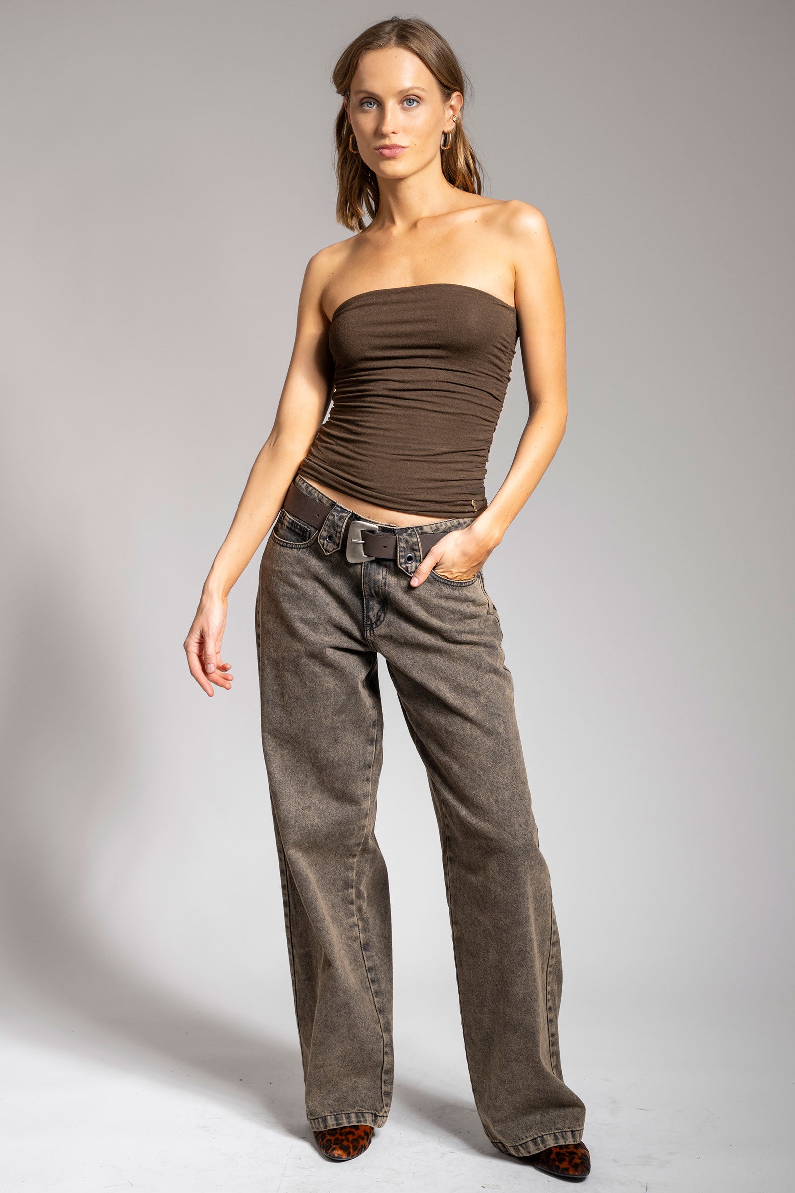 POLERA FÁTIMA chocolate