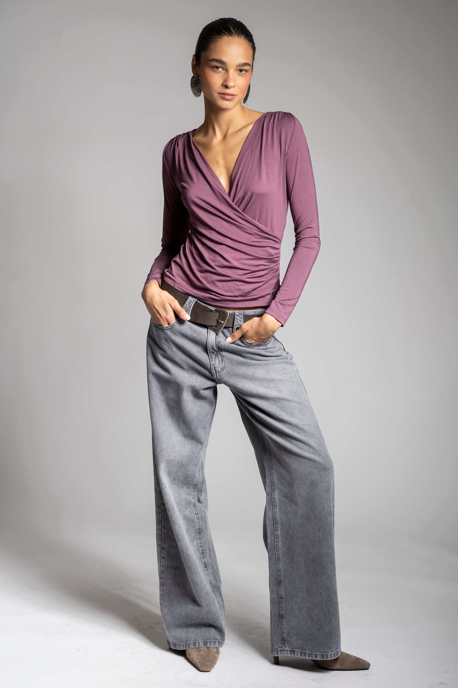 POLERA VICTORIA malva