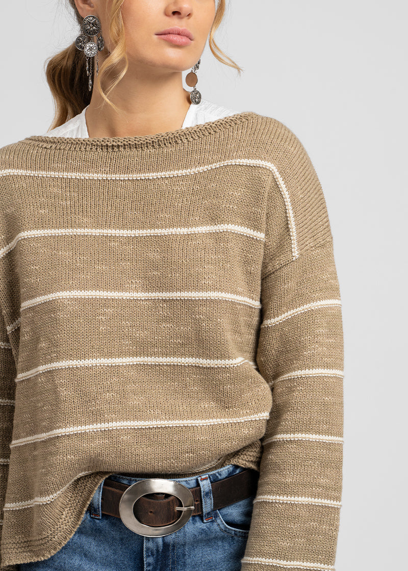 CHALECO ASTANA beige/crudo