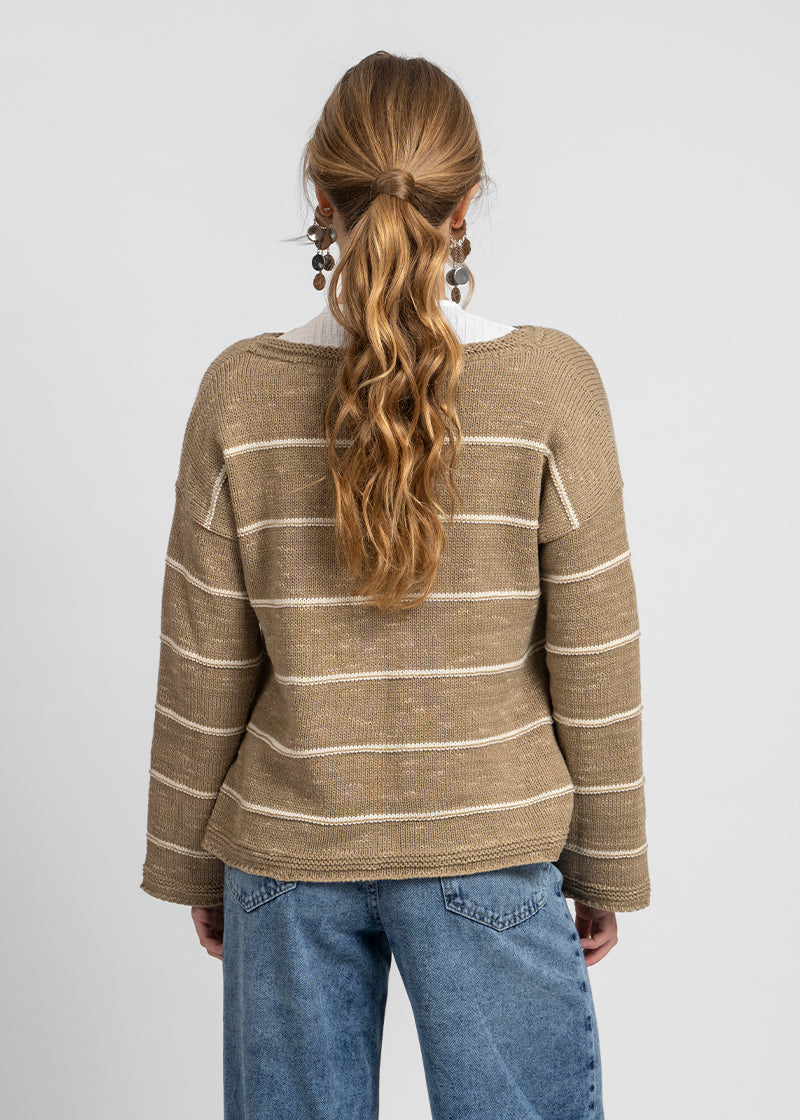 CHALECO ASTANA beige/crudo