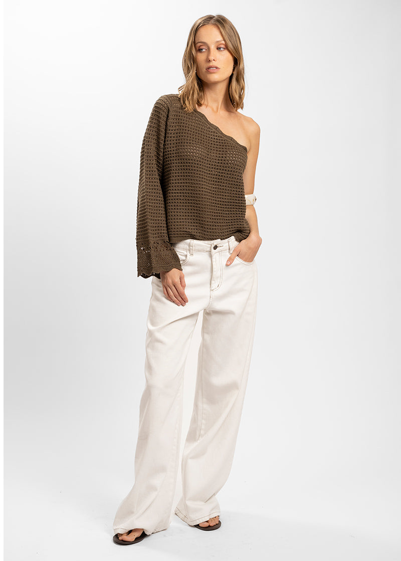 CHALECO POSITANO café