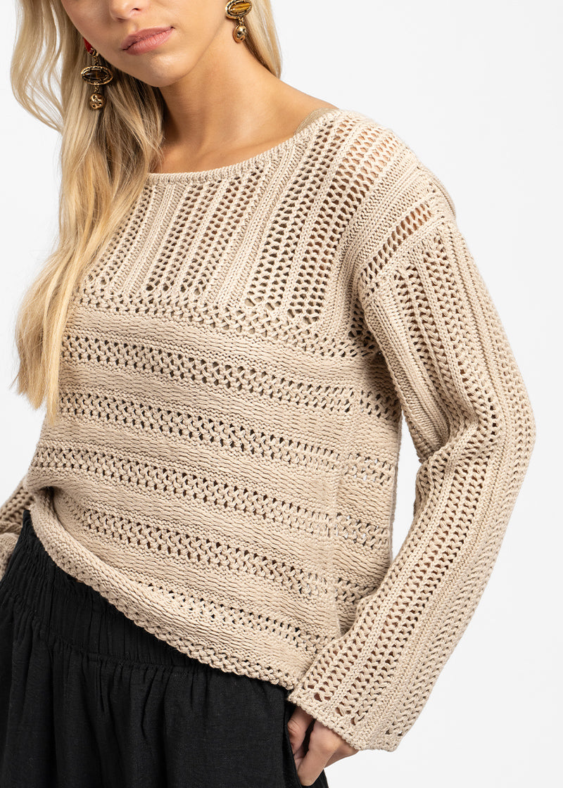 CHALECO TRANCOSO beige