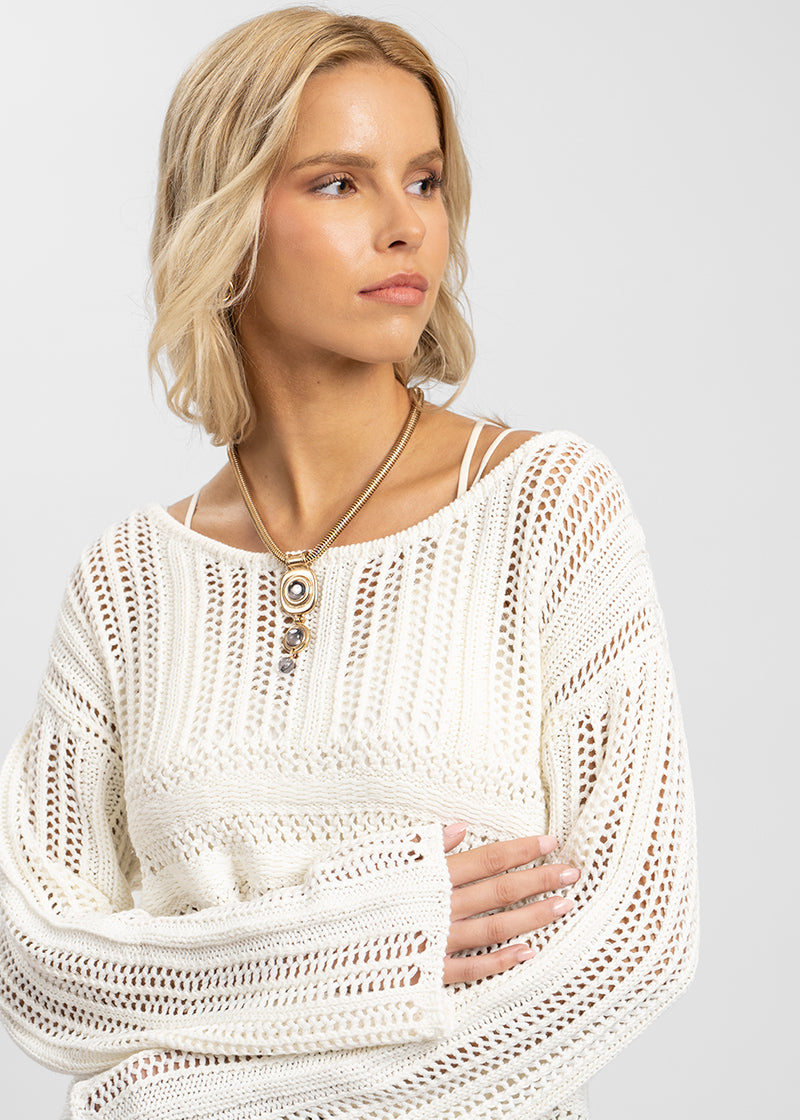 CHALECO TRANCOSO blanco