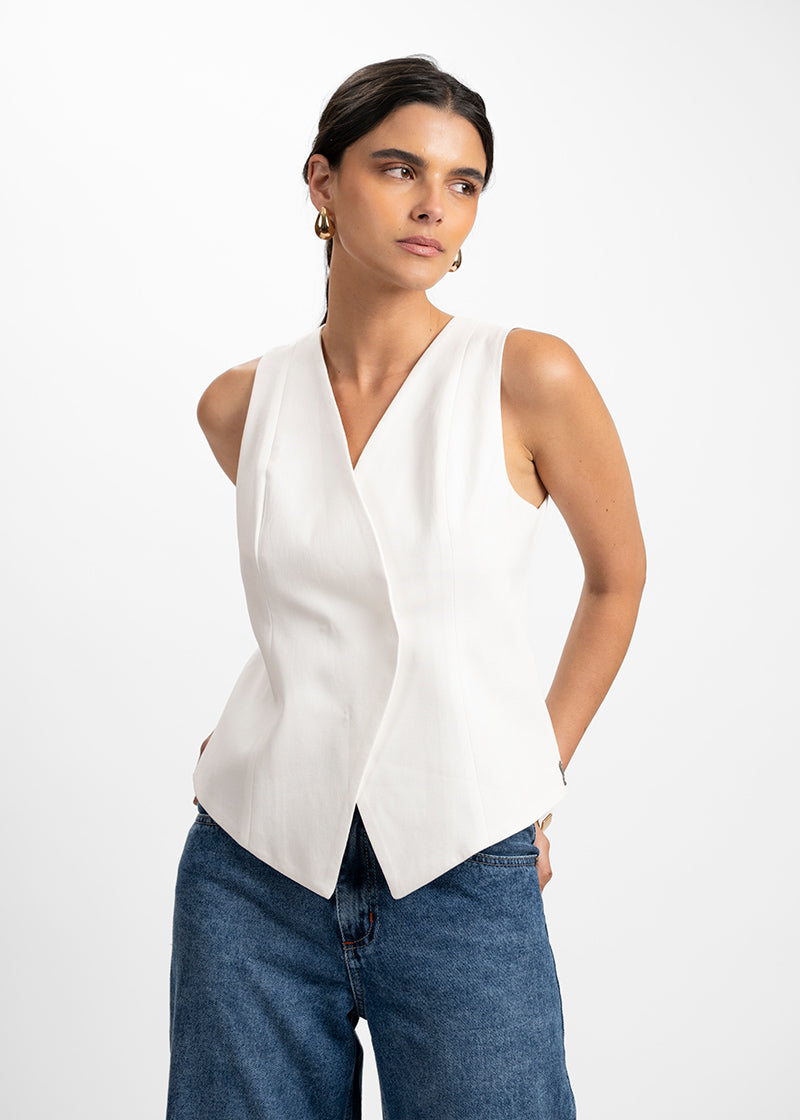 VEST GIA blanco