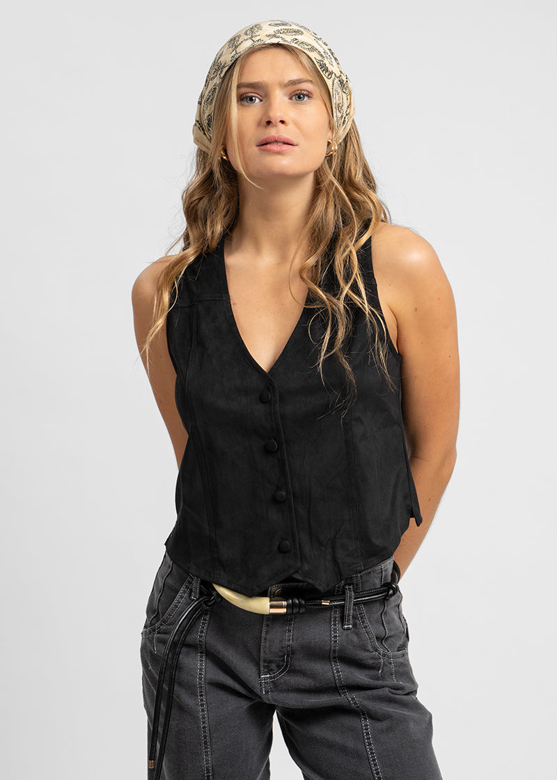 VEST MATILDE negro
