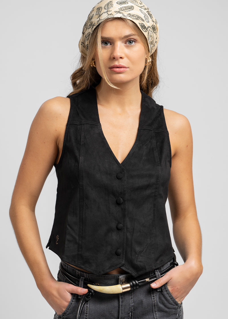 VEST MATILDE negro