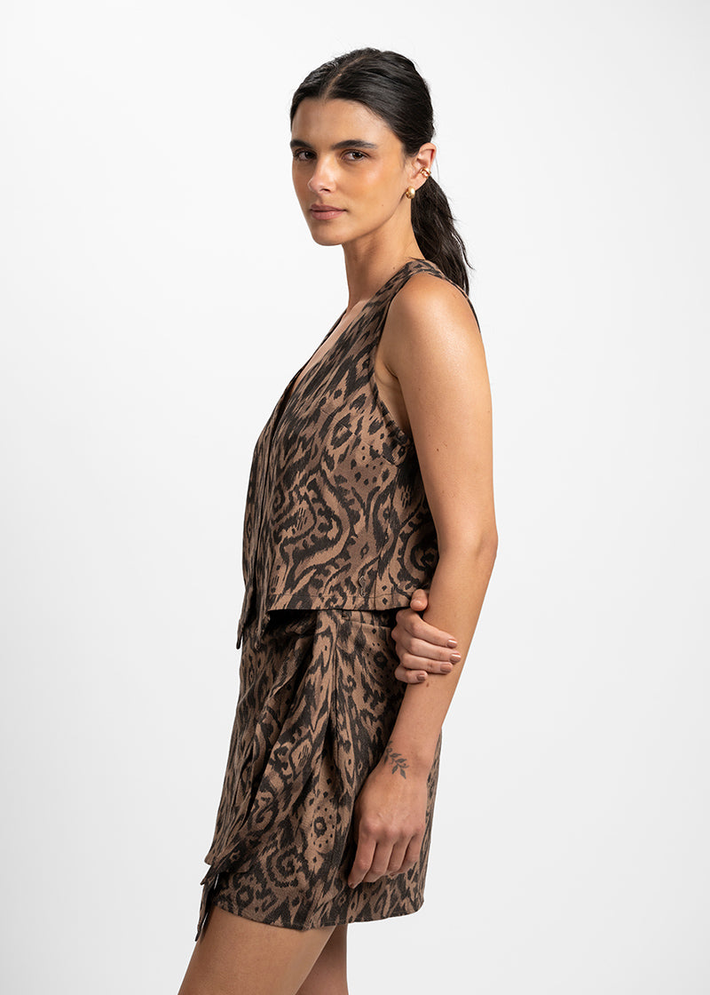 VEST PIPA P café/negro