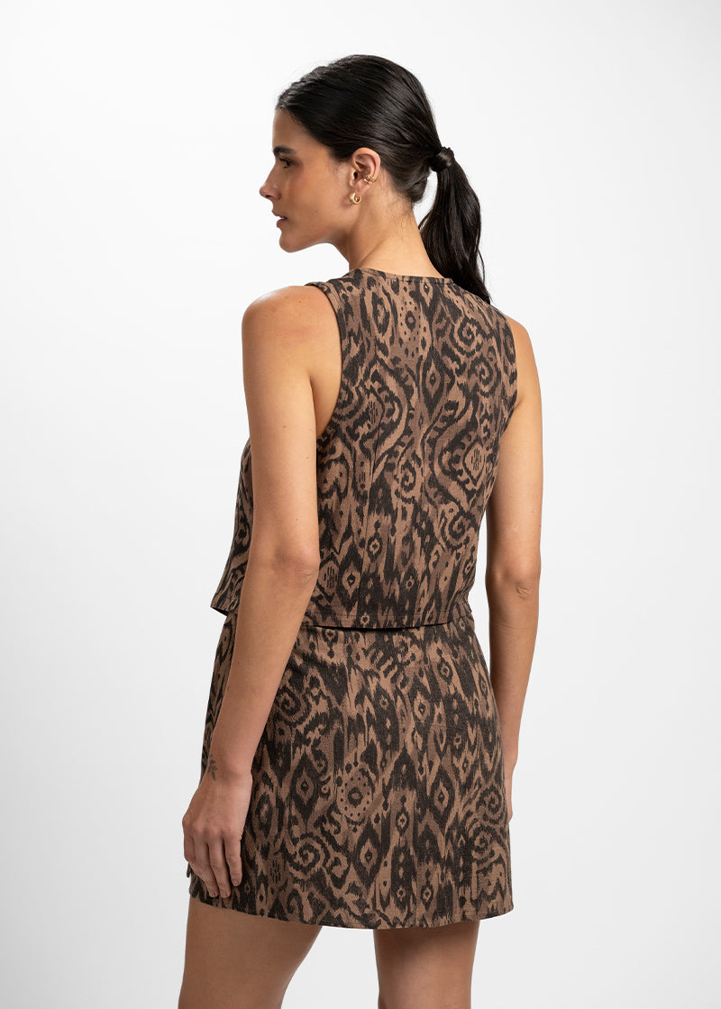 VEST PIPA P café/negro