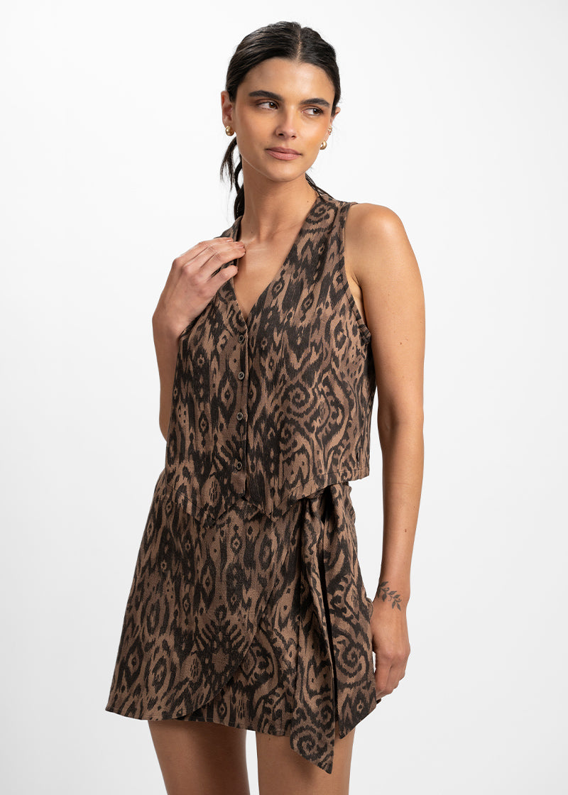 VEST PIPA P café/negro