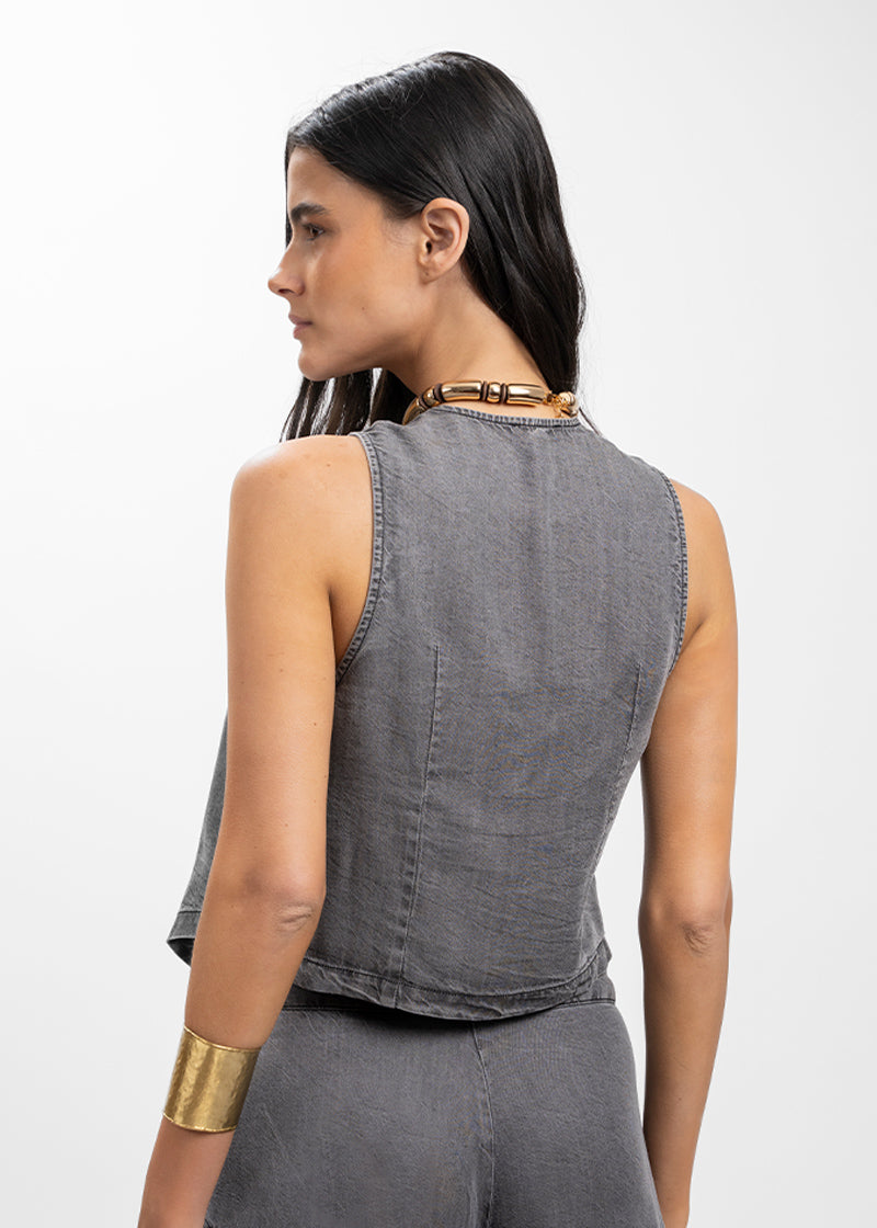 VEST PIPA T gris
