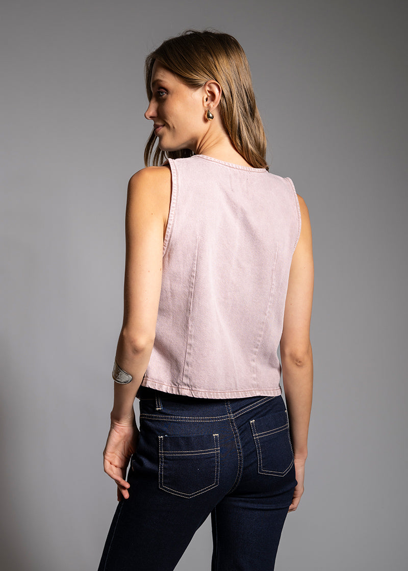 VEST VERA rosado