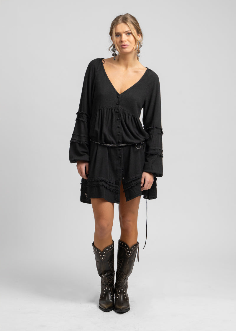 VESTIDO AMAIA negro