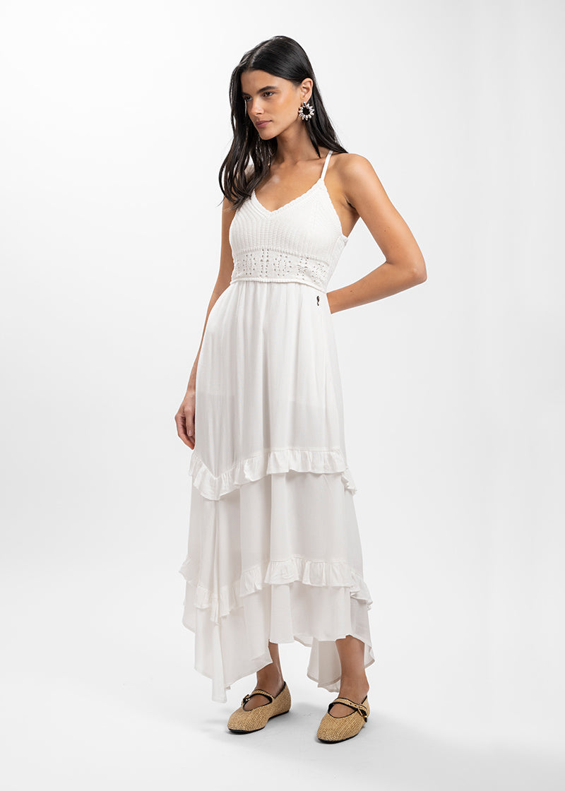 VESTIDO CAPRI blanco