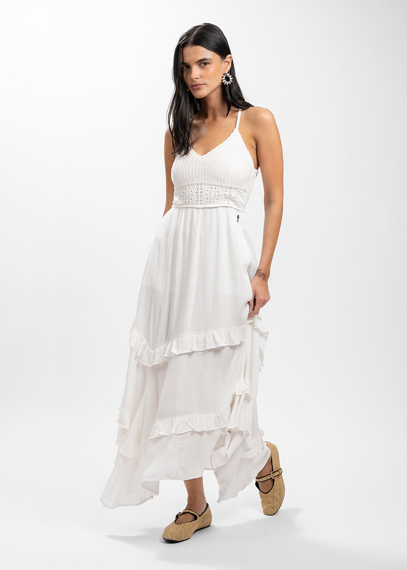 VESTIDO CAPRI blanco