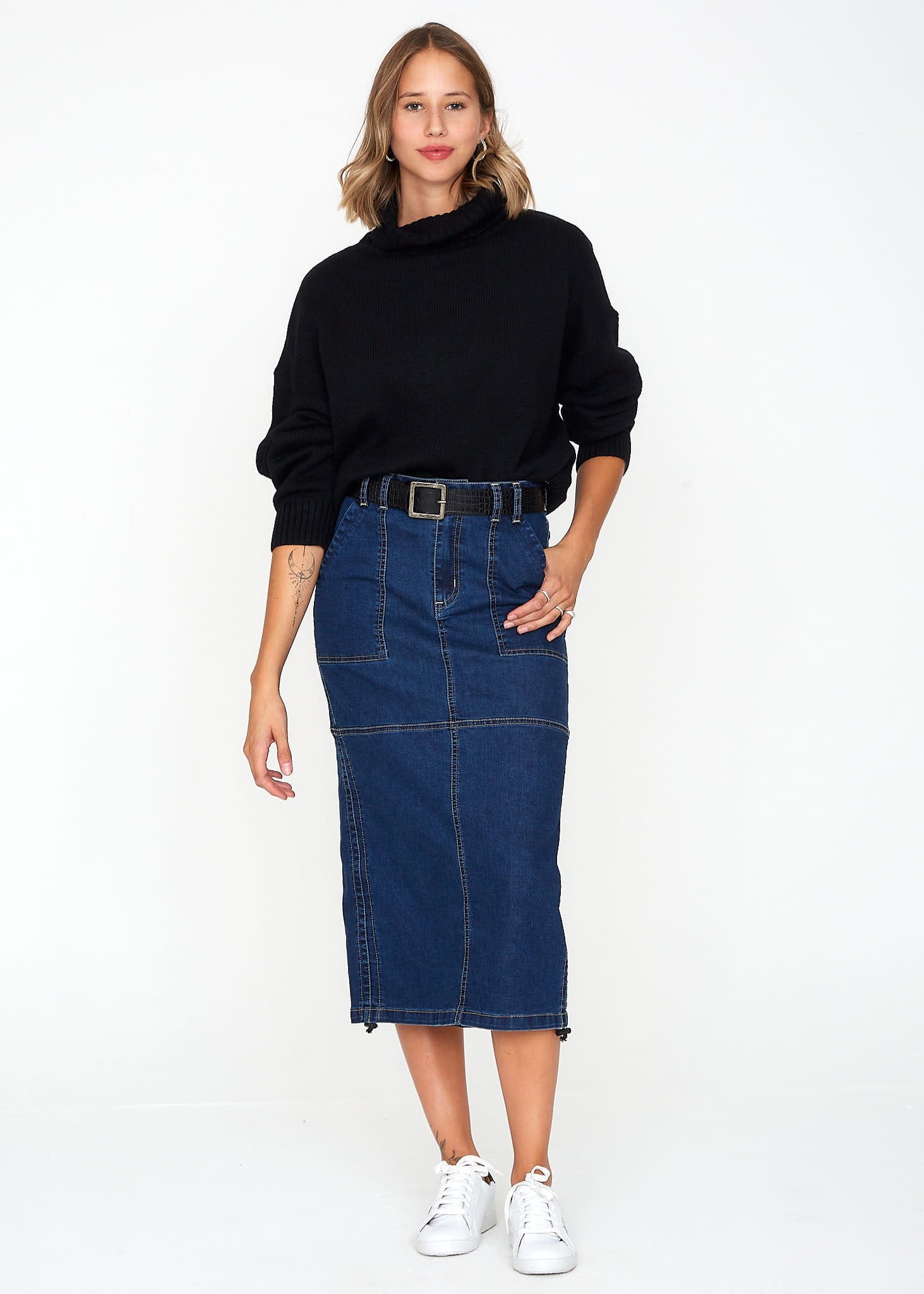FALDA JESS azul