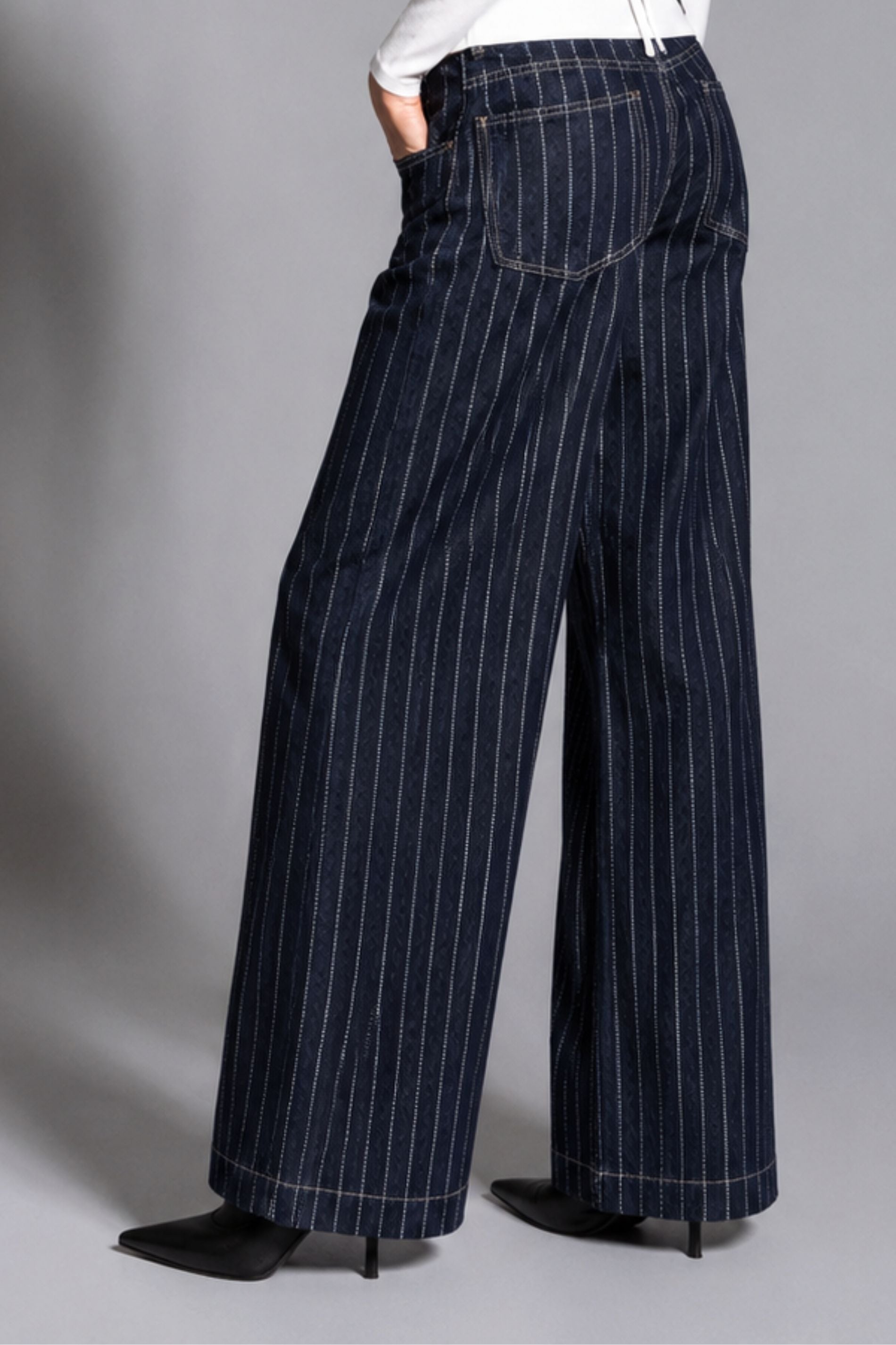 JEANS RAYAS azul R