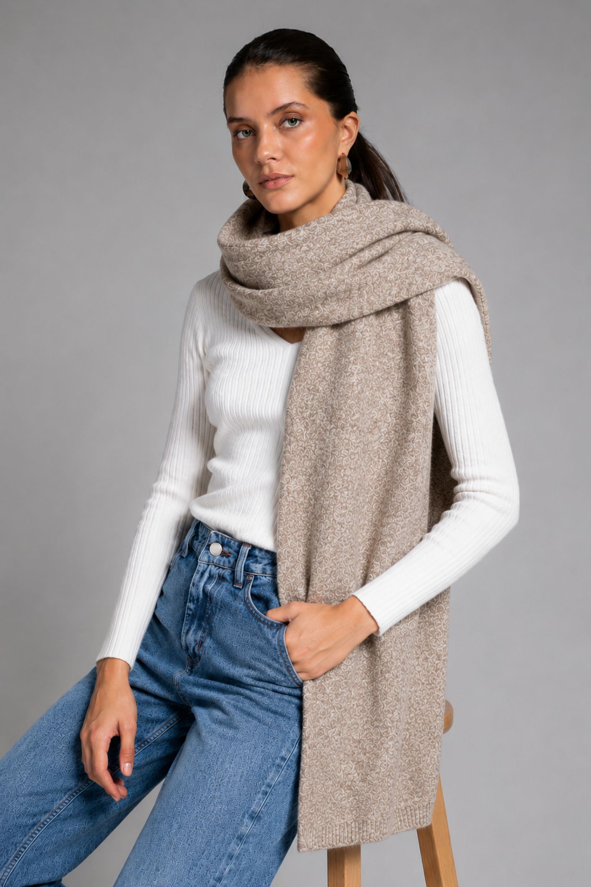 BUFANDA beige