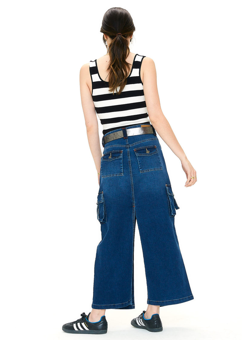 FALDA ANTONIA azul