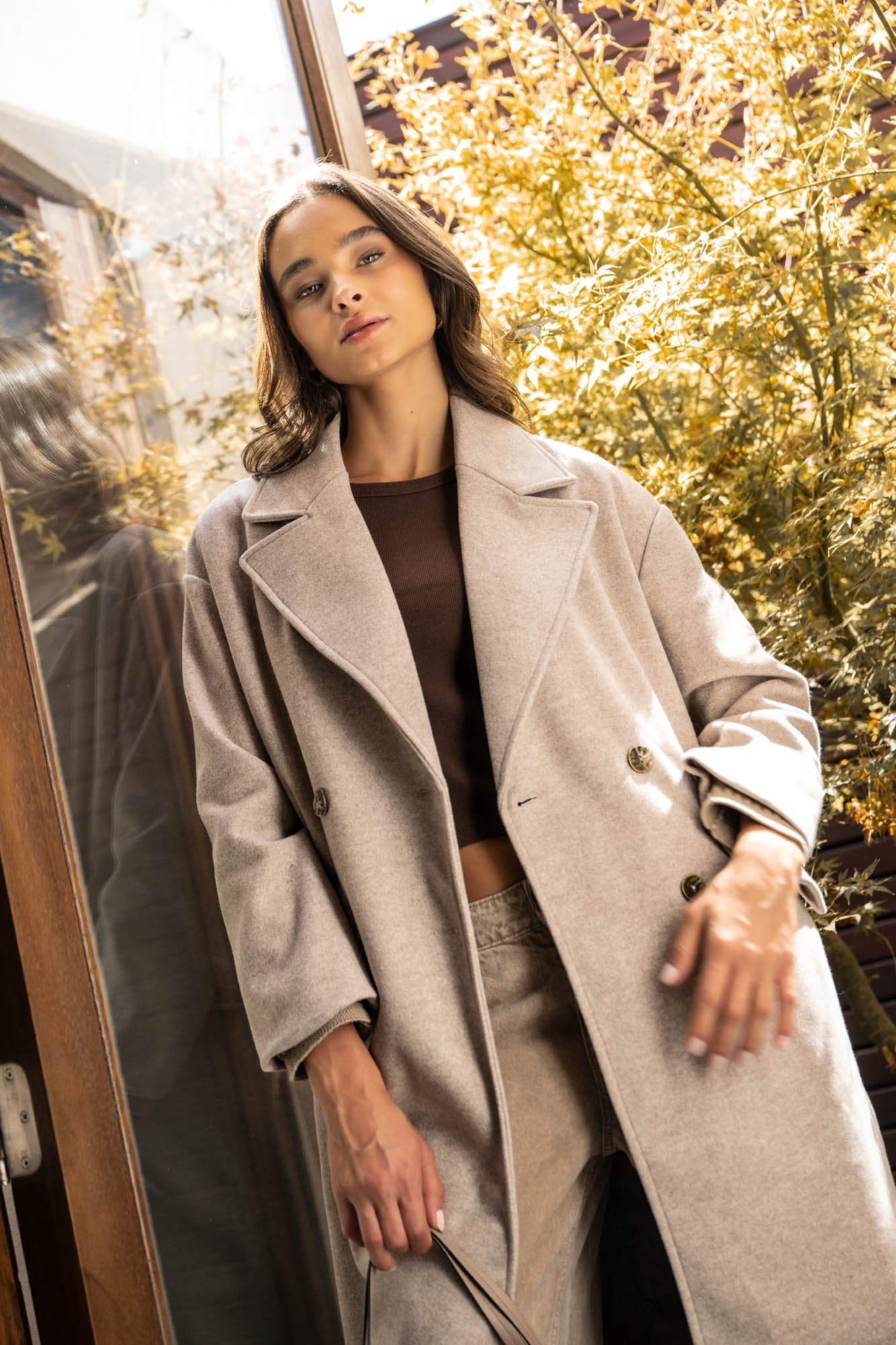 ABRIGO FRANCINE beige