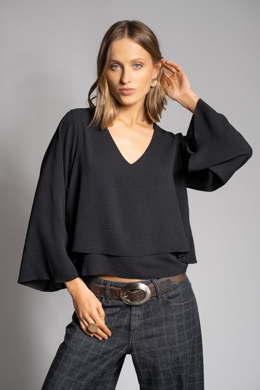 BLUSA ADRIANA negro