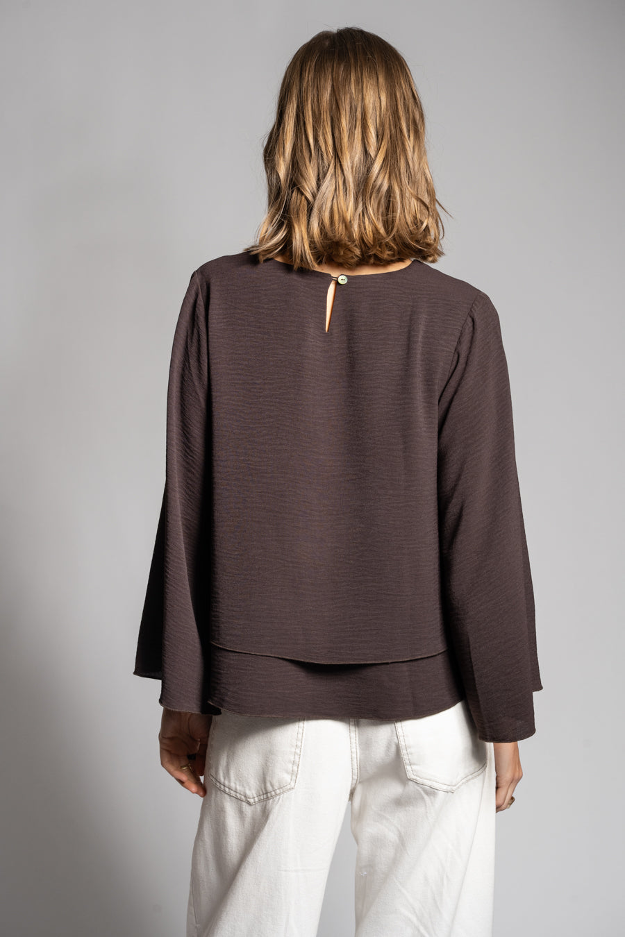 BLUSA ADRIANA café