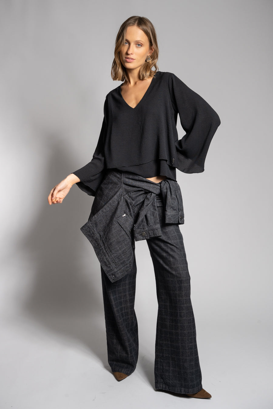BLUSA ADRIANA negro