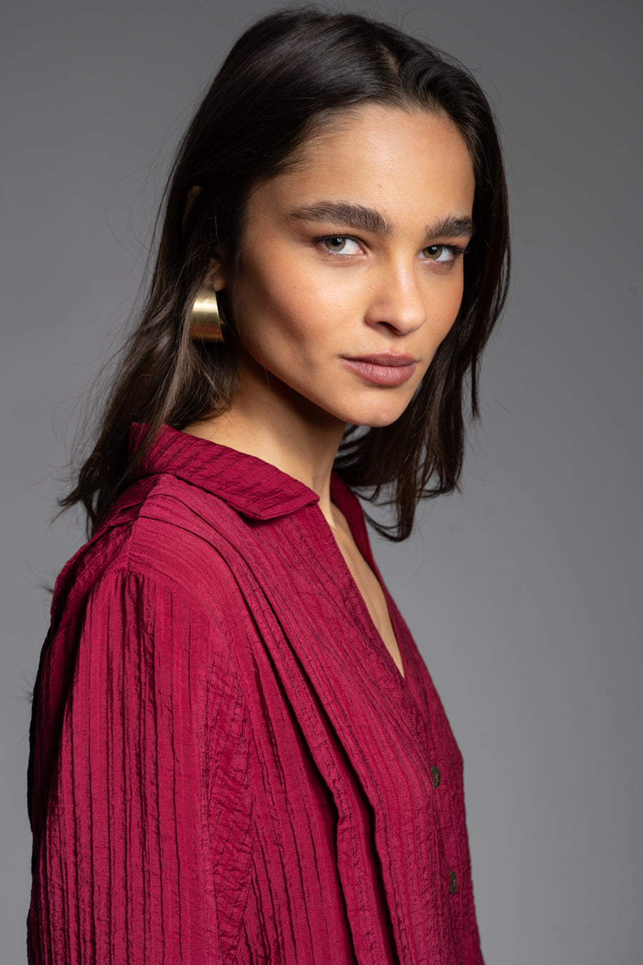 BLUSA ALLIRA burdeo