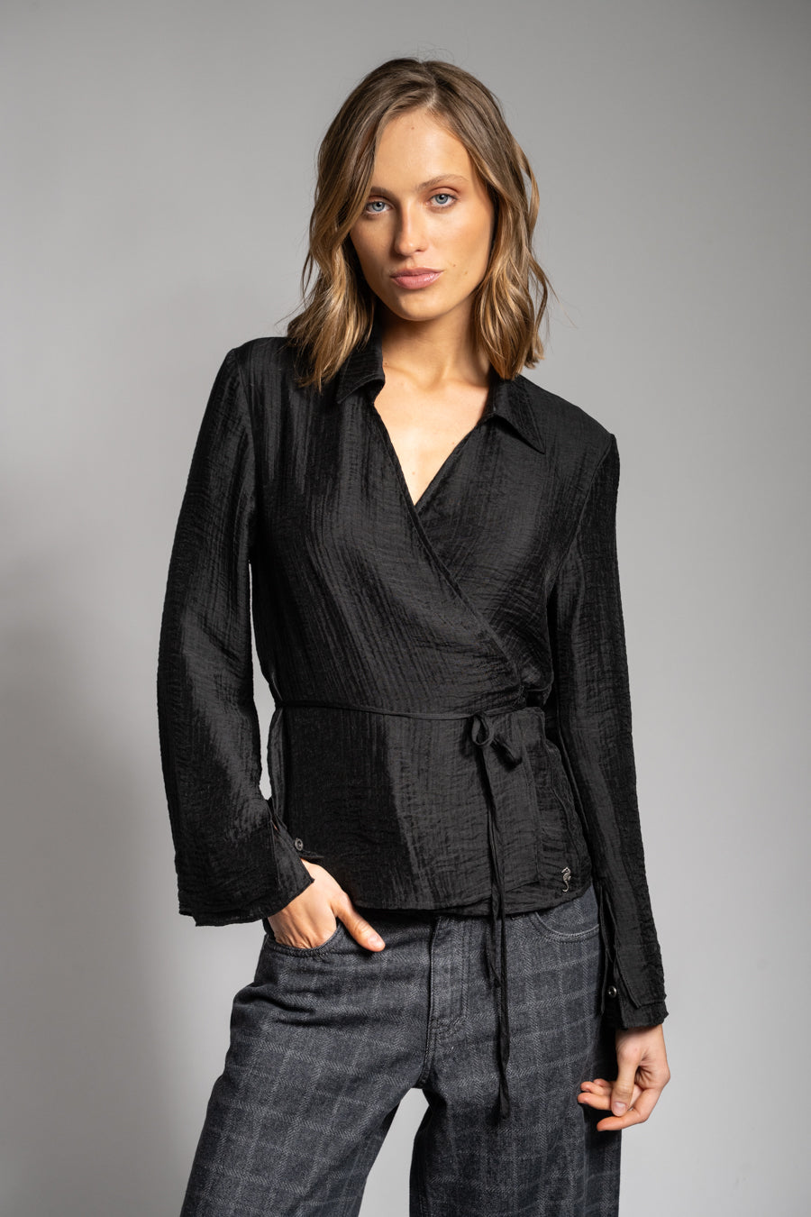 BLUSA EBBA negro - S