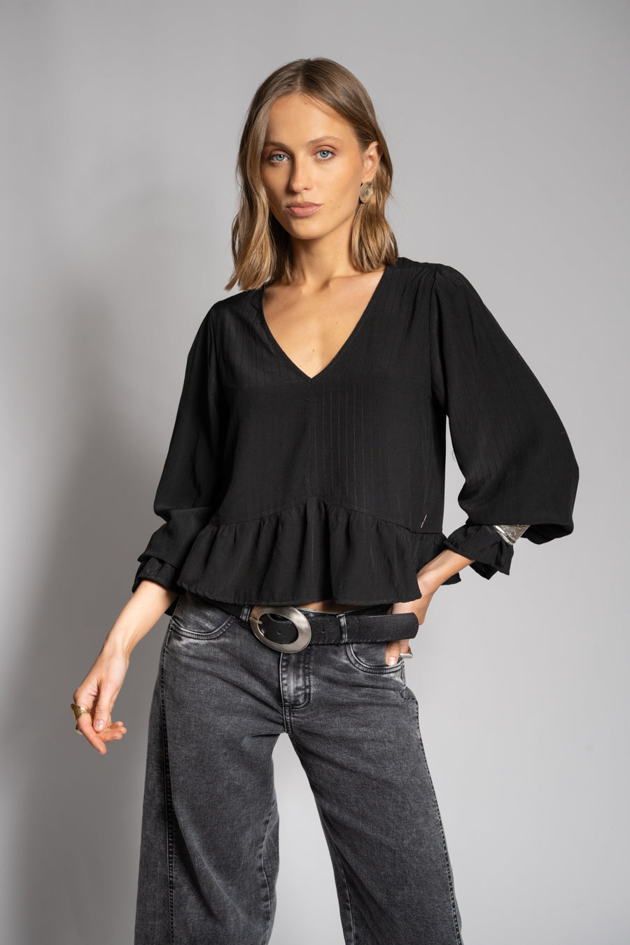 BLUSA MAEL negro