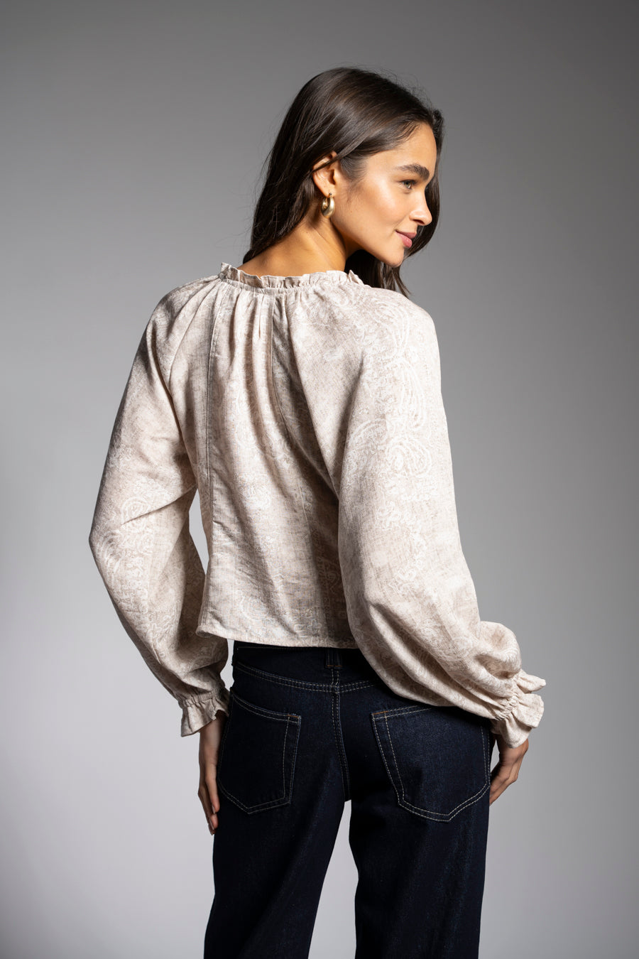 BLUSA ISABEAU beige