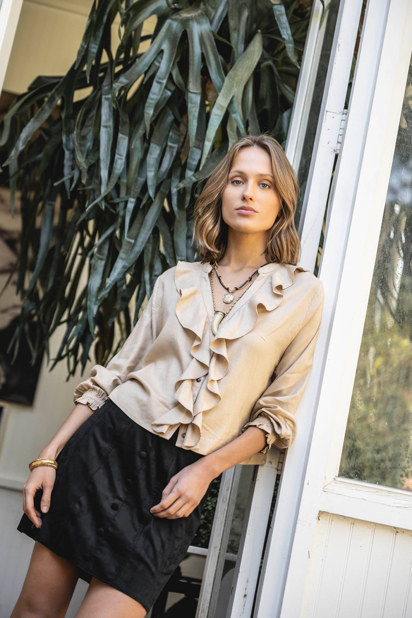 Blusa Antonia beige