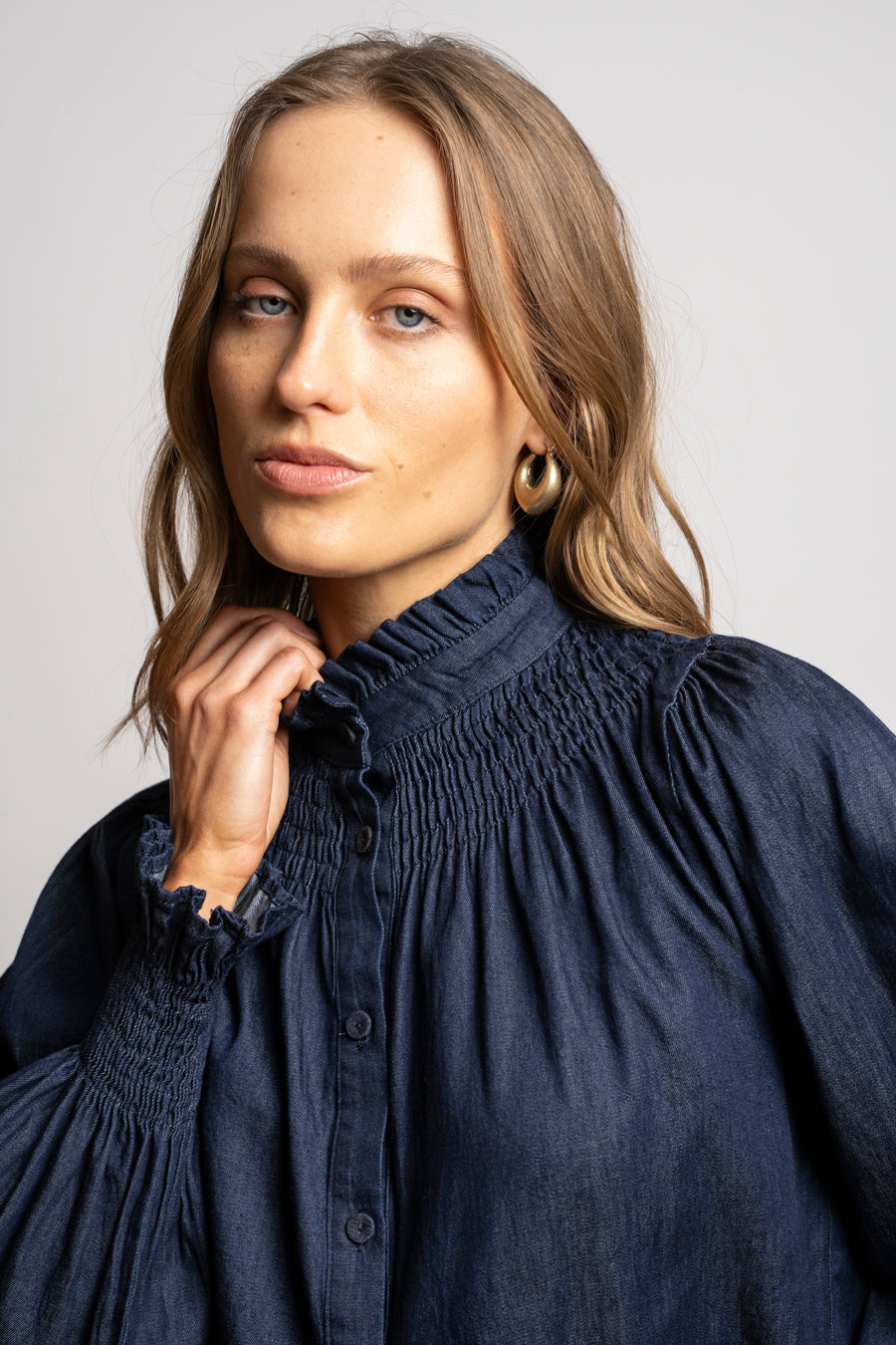 BLUSA GARDE azul r